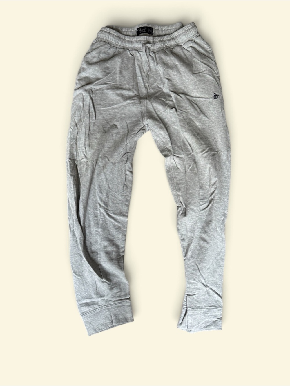 Original Penguin Men's Light Gray Jogger Sweatpants